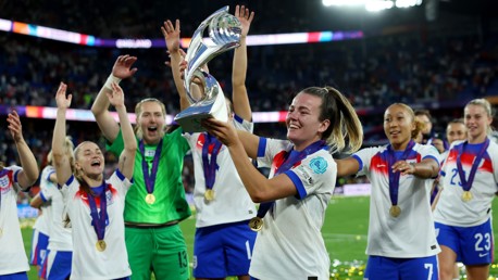 See England’s EURO 2025 trophy at Friday's WSL Brighton clash
