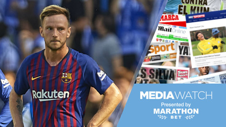 ON THE RADAR?: It's claimed City are monitoring Ivan Rakitic's situation at Barcelona...