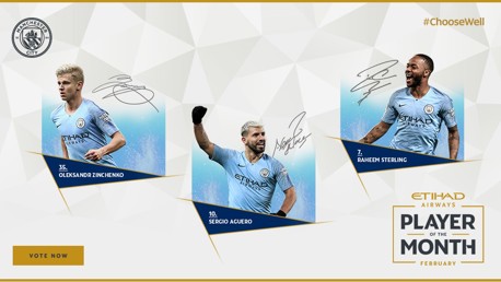 ZINCHENKO: Wins vote for February