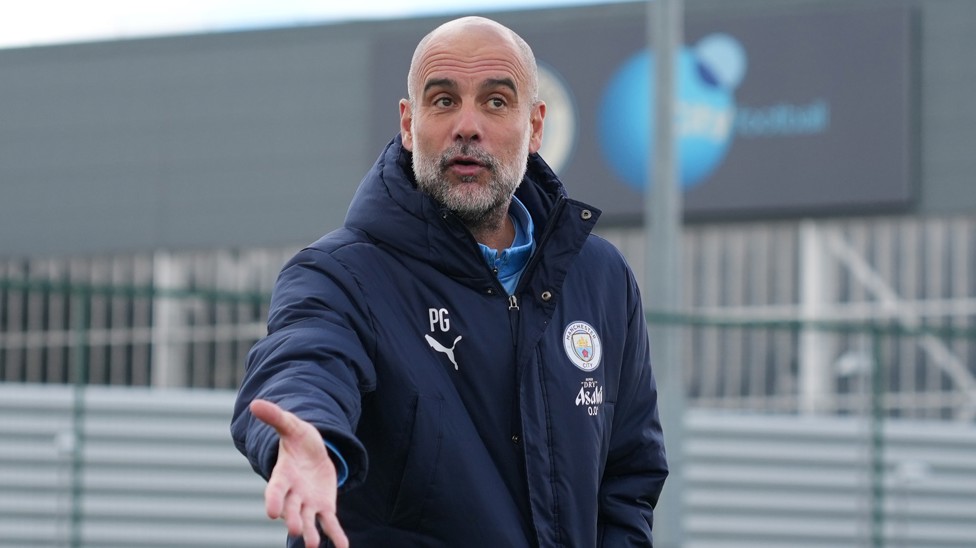 PEP TALK: Just the 20 trophies for the gaffer so far...(!)