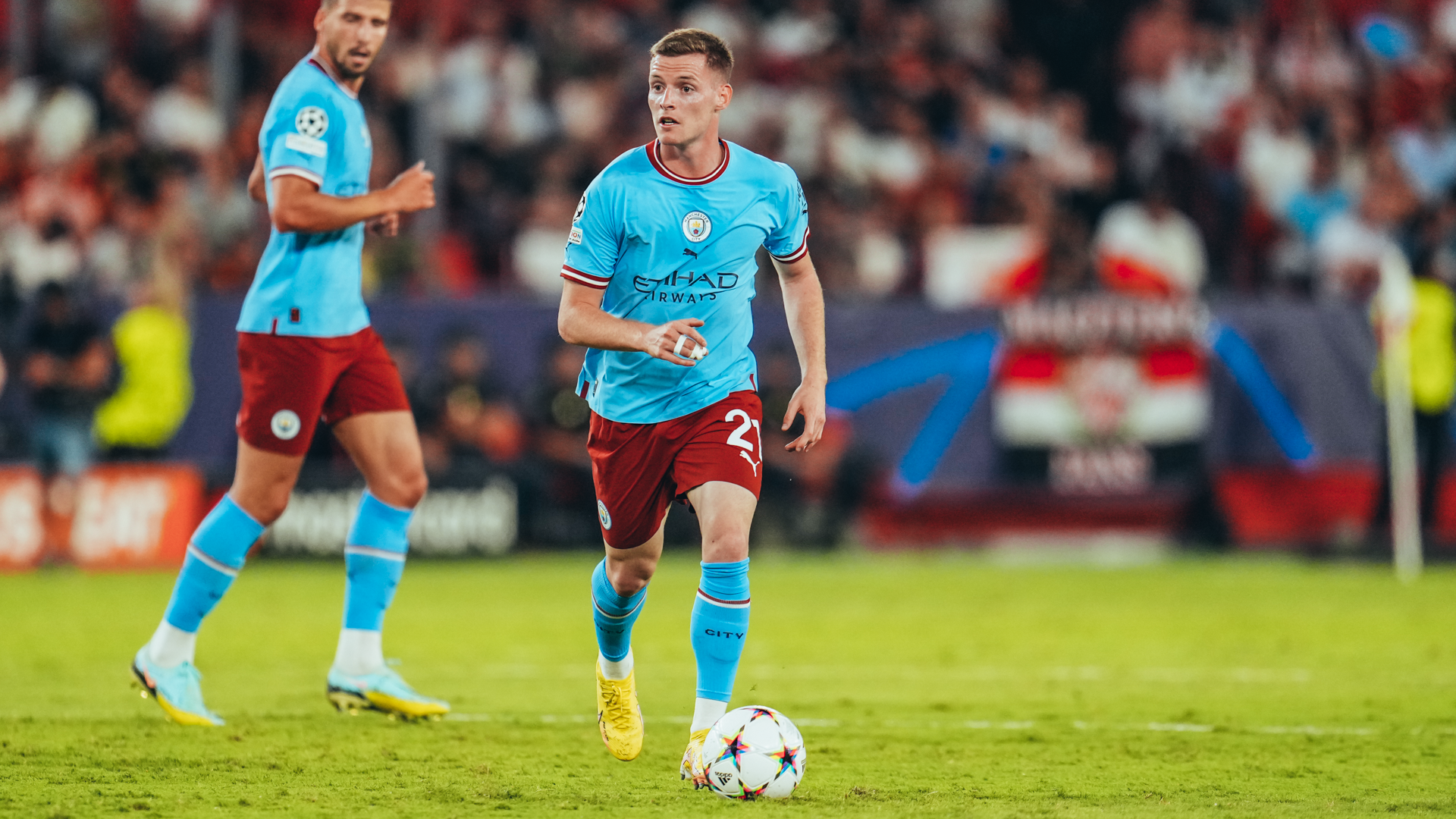 VISION ON : Sergio Gomez looks to get City on the front foot again