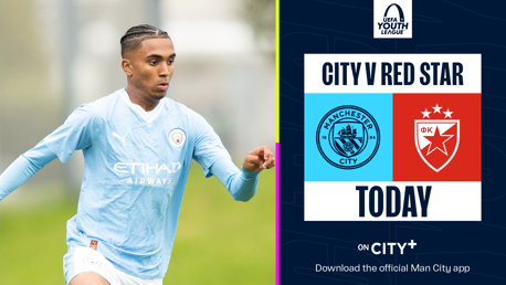 Watch City's UEFA Youth League opener live on CITY+