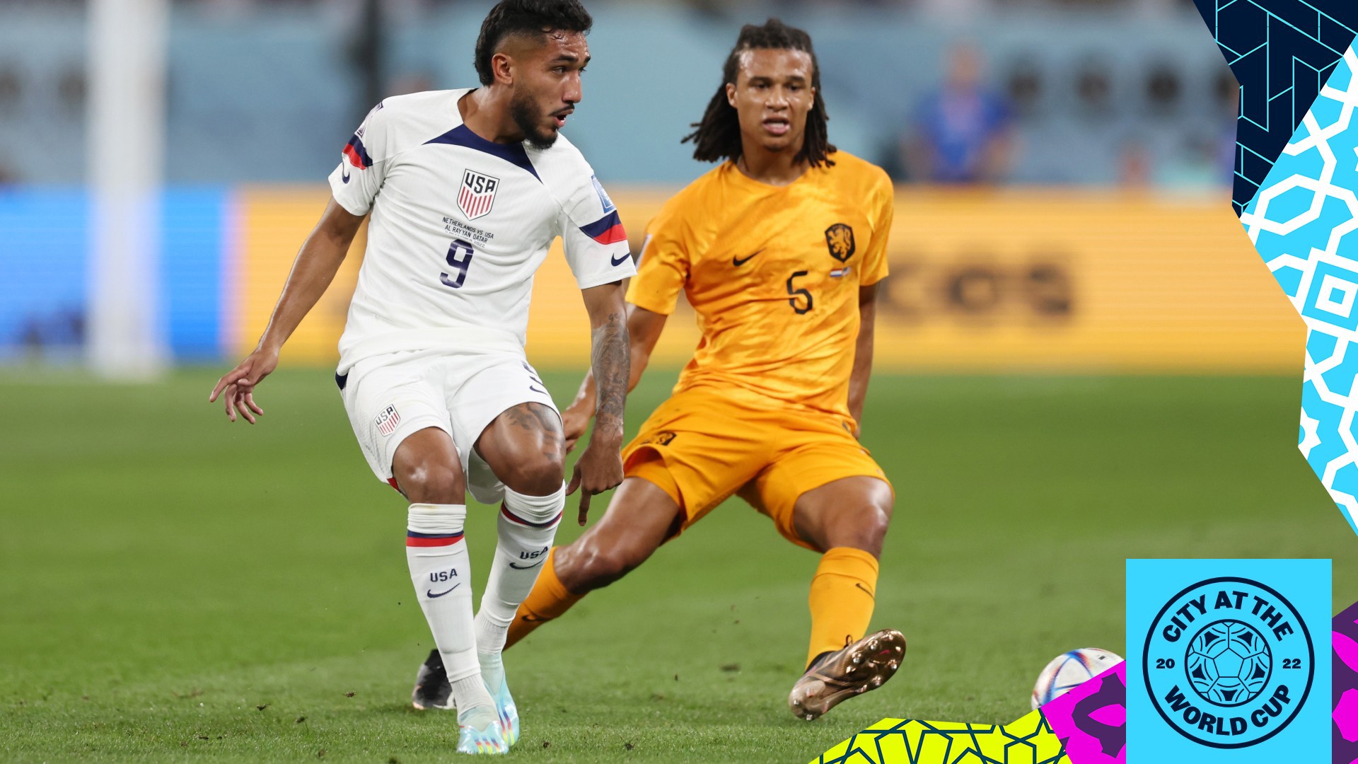 WINNING FEELING : Nathan Ake starred in Netherlands win over USA.