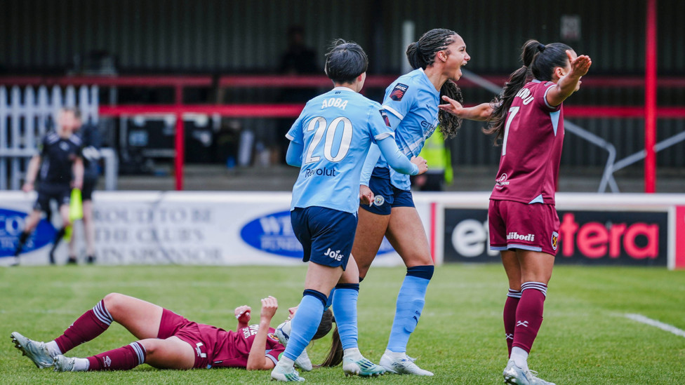 A new feeling : Jade Rose scores her first WSL goal