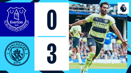 Everton 0-3 City: Cuplikan Singkat
