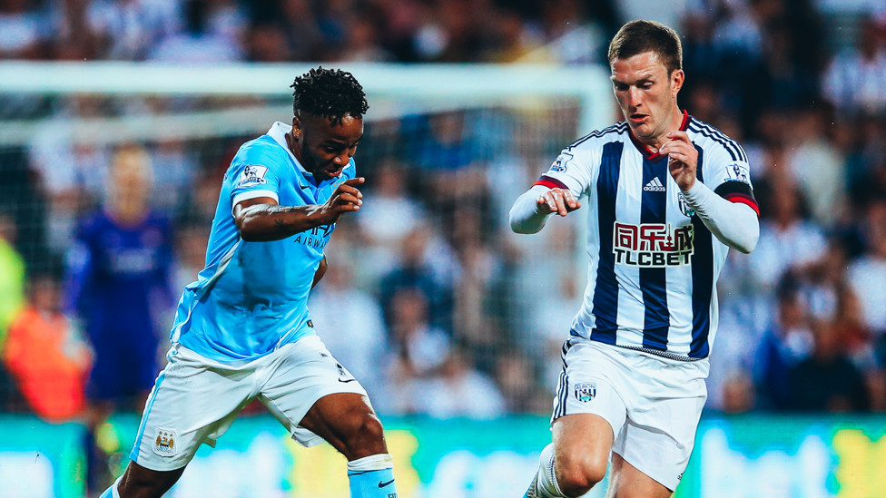 DEBUTANT : His first City appearance - against West Brom in 2015!