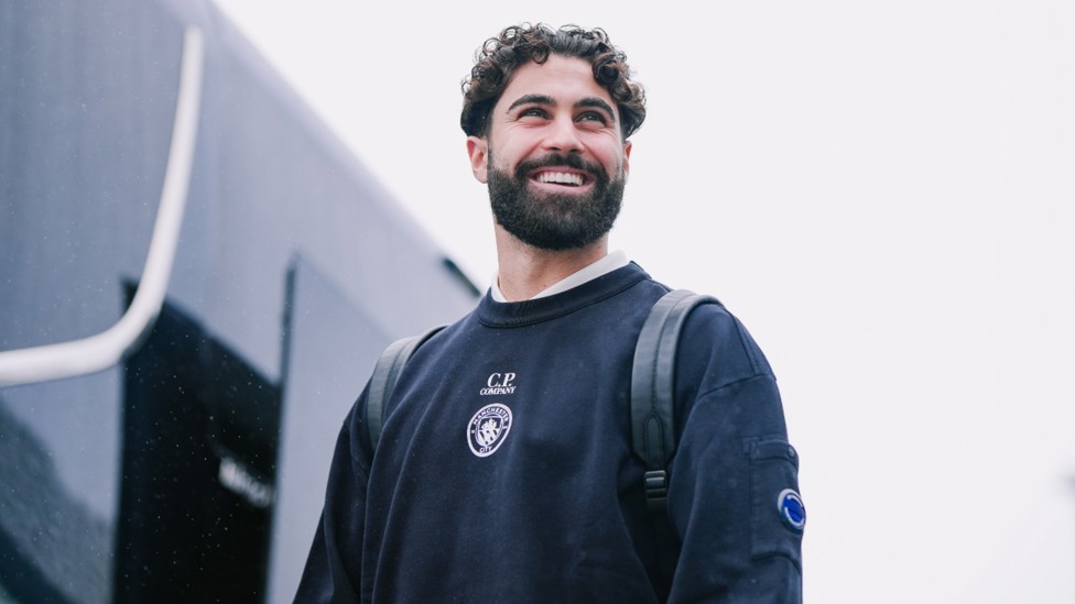 SMILES BETTER: Josko Gvardiol was all smiles as City prepared to head out for our latest Champions League trip.