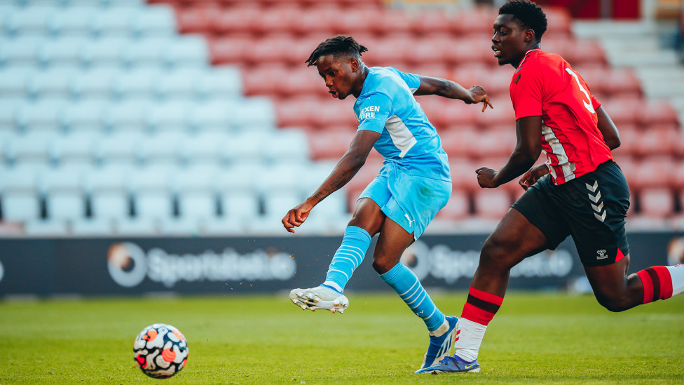 BACK OF THE NET : Dire Mebude finds the bottom corner