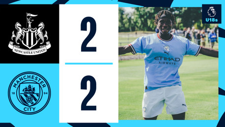 Highlights: Newcastle U18s 2-2 City U18s