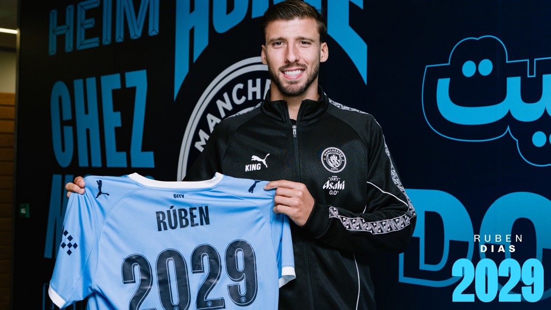 Dias’ City career so far in numbers