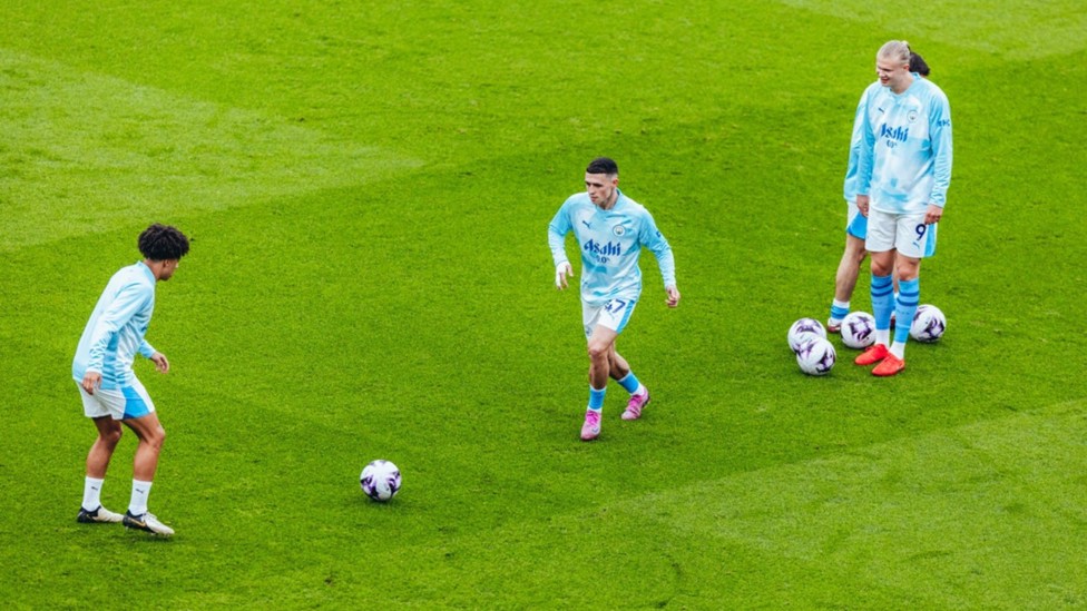 PHIL-ING GOOD: Sharp shooting practice from Foden