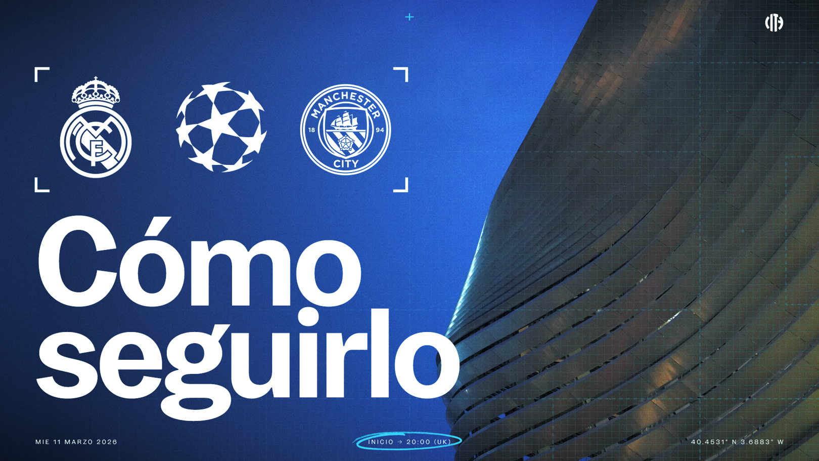 Real Madrid v City: horarios y TV