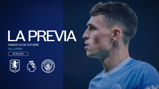Match preview for Aston Villa vs Manchester City on Saturday, October 24th at Villa Park, kickoff at 12:30 UK time. Image includes player and logos of Aston Villa, Premier League, and Manchester City.