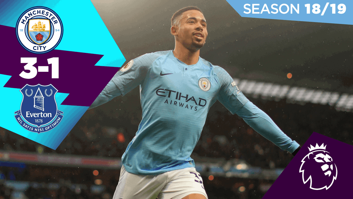 City v Everton Premier League 2018-19 Full match replay