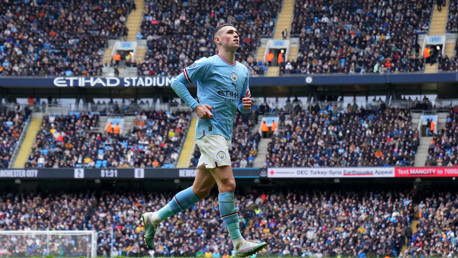 Os números de Phil Foden com a camisa do City 