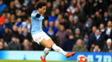 GERMAN EFFICIENCY: Leroy Sane scored against his former Club with a drilled finish