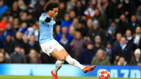 GERMAN EFFICIENCY: Leroy Sane scored against his former Club with a drilled finish