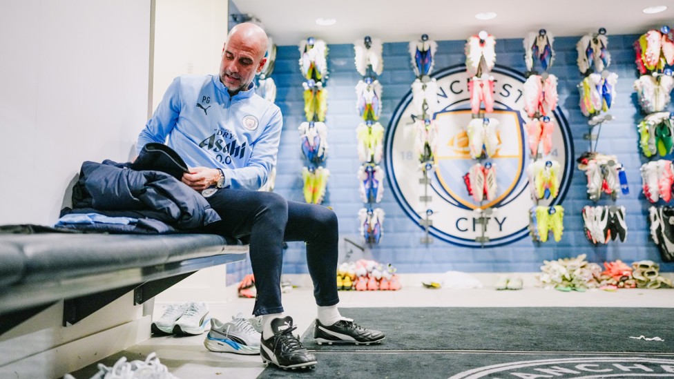 FROM THE BOOT ROOM : Pep Guardiola at the CFA