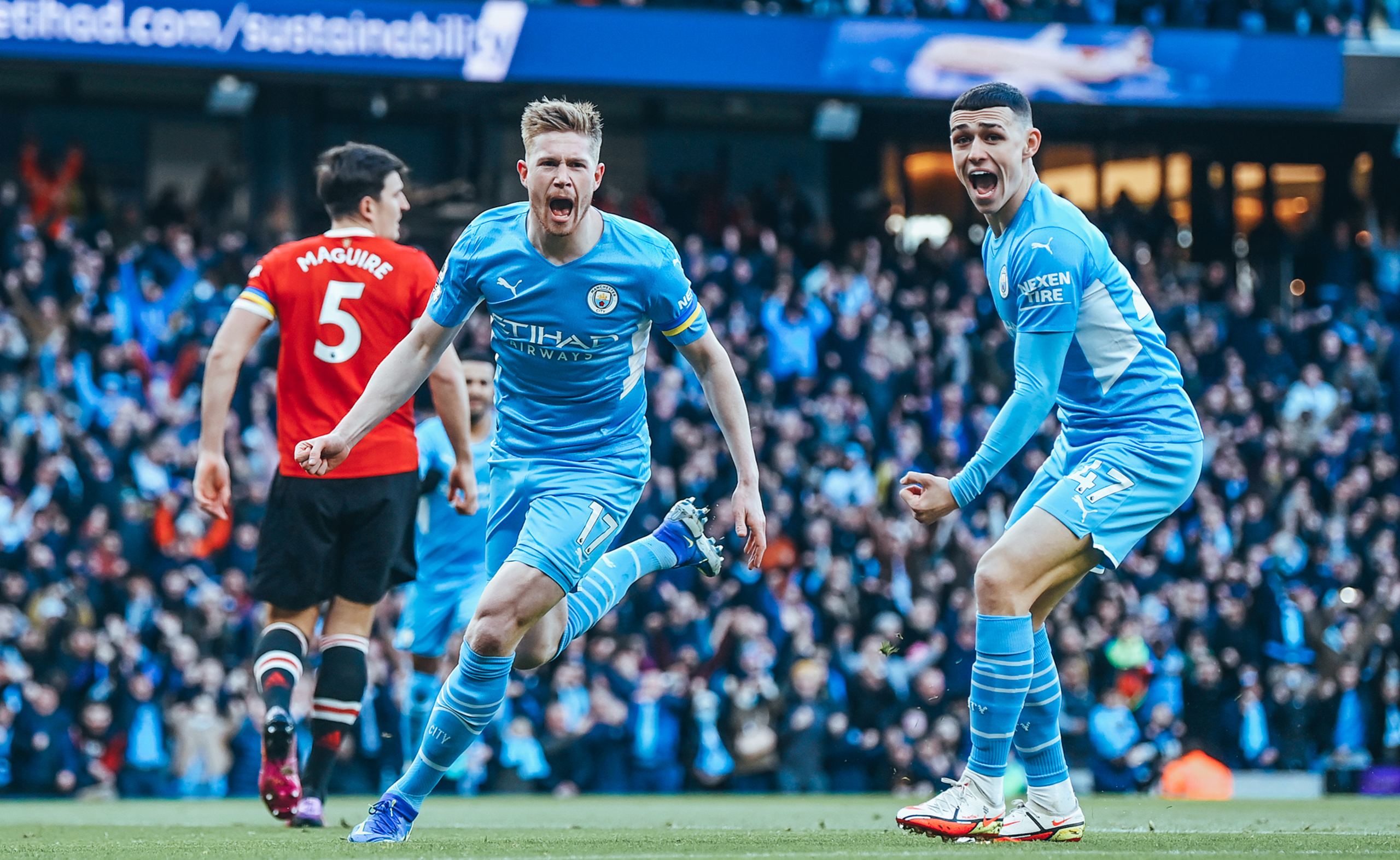 Gallery: Fantastic four in Manchester Derby!