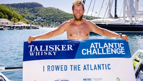 Watch: Academy coach Jamie Carr completes Atlantic solo row