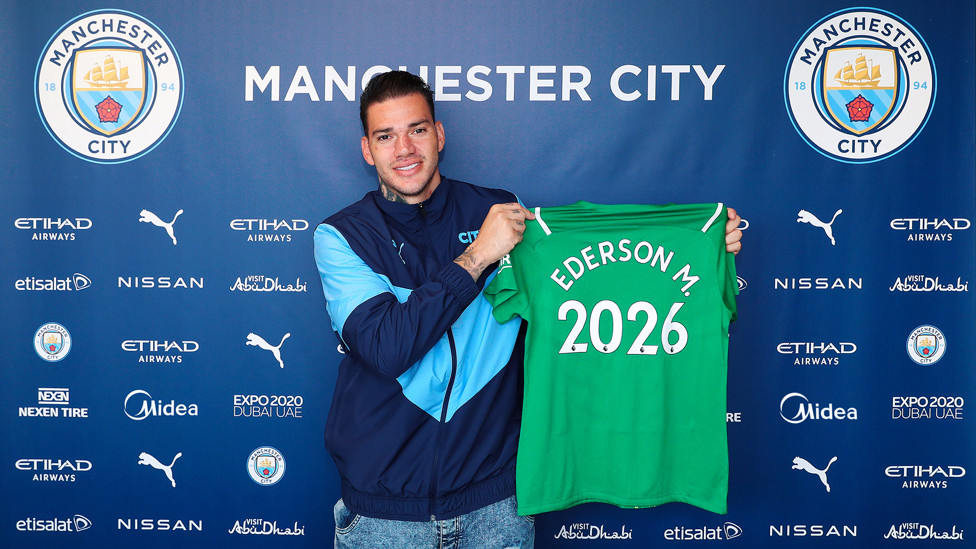 2026. : Ederson ha firmado un nuevo contrato de cinco años con el Manchester City.