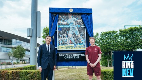 Chairman honours De Bruyne with mosaic at City Football Academy 