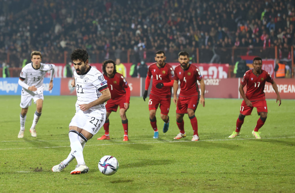 
                        ¡GOL! : Ilkay Gündogan anotó dos goles con Alemania frente a Armenia.
                