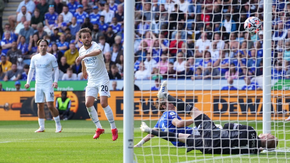 ¡GOL! : Bernardo Silva anotó el tanto de la victoria del City.