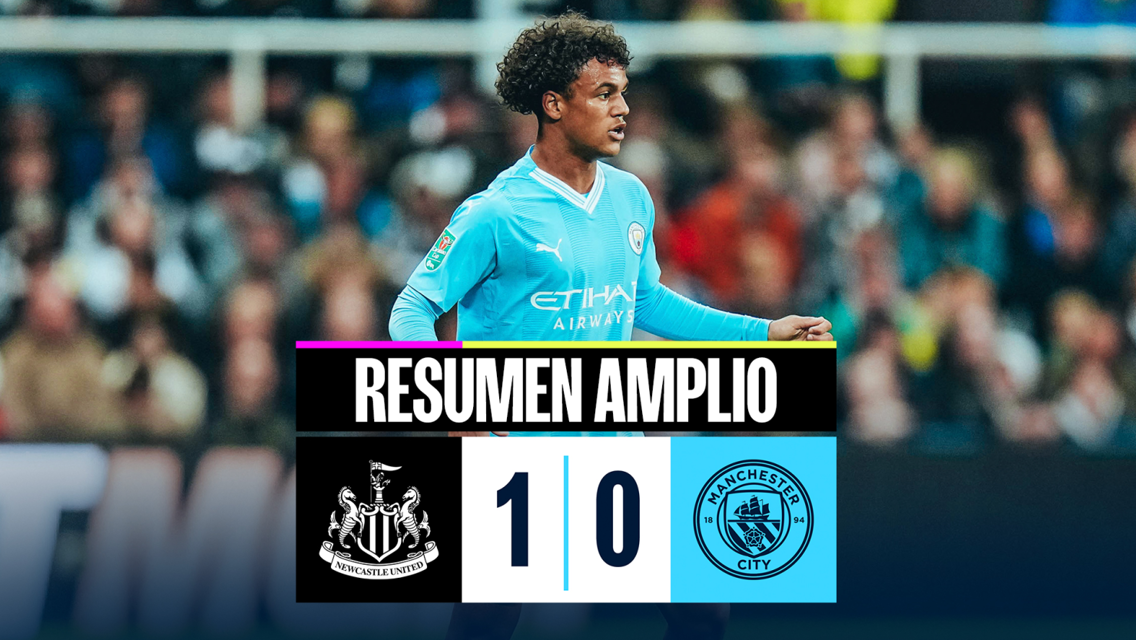 Newcastle 1-0 City: resumen amplio