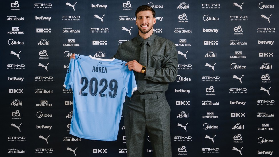 FOUR MORE YEARS : Dias could reach nine years at the Etihad with this deal