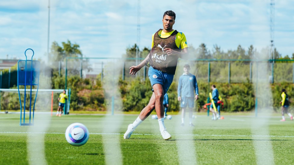 HOT ROD: It was great to see Rodri get more valuable training minutes under his belt...