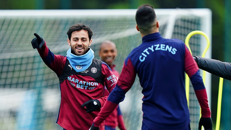 POINTUGUESE: Bernardo Silva shows off his pearly whites