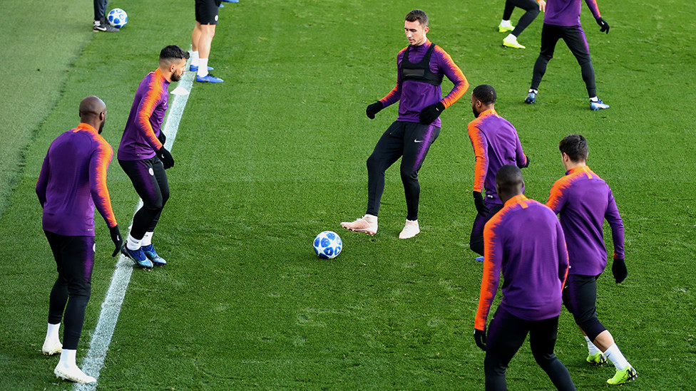 READY : Shaping up for Wednesday's game.