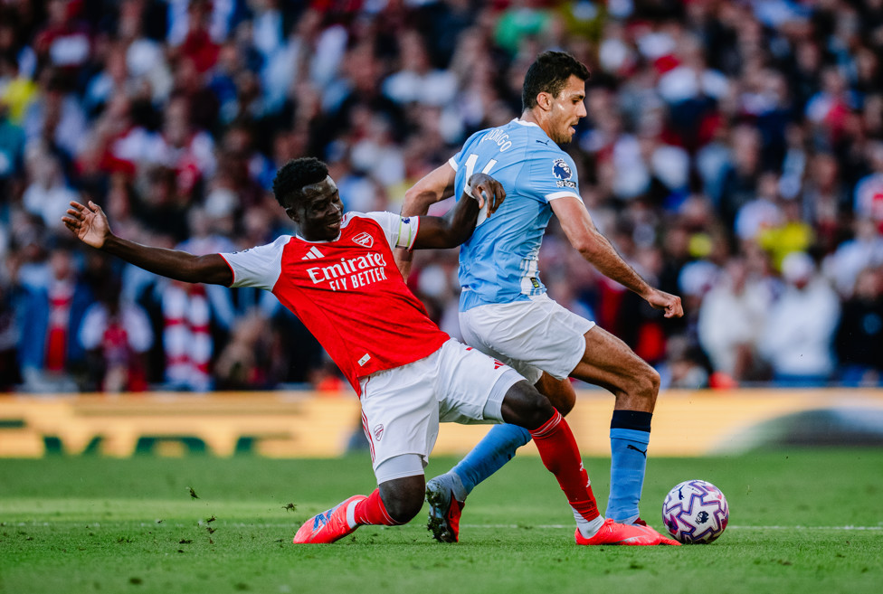 Rodri jogou os 90 minutos em Londres.
