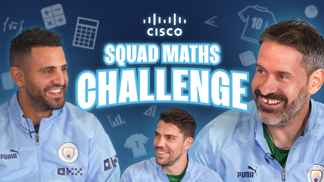 Mahrez, Carson and Ortega Moreno take on the Squad Maths Challenge!