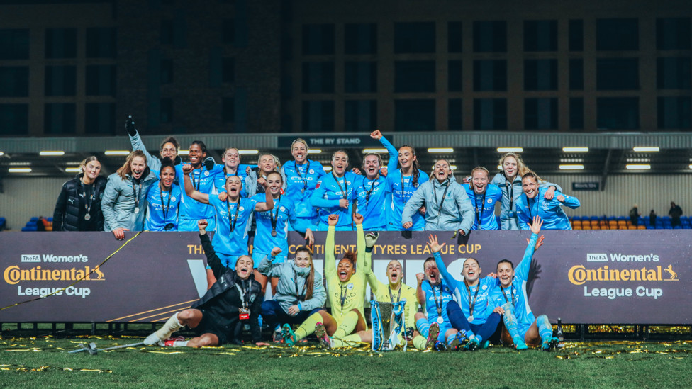 CHAMPIONS : City win and lift the trophy for the fourth time in just eight years