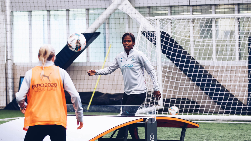 BUN AND GAMES : Head tennis with Khadija Shaw