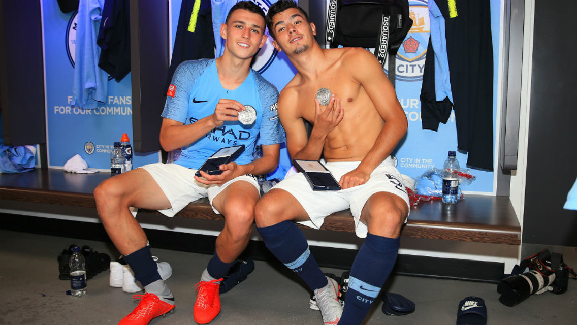RISING STARS: Phil Foden and Brahim Diaz