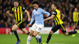 WING WIZARD: Leroy Sane sets off another attacking run