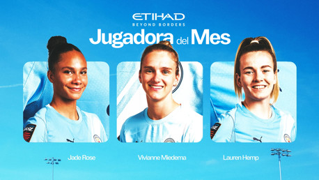 ¿Quién es la mejor jugadora del mes?