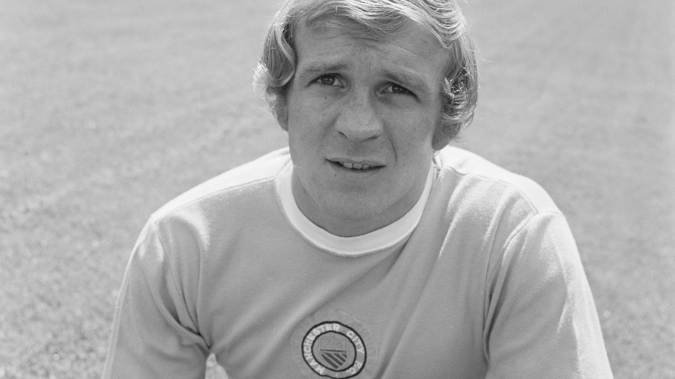 UP FOR THE CUP  : Franny's second major honour for City came in the form of the 1969 FA Cup.