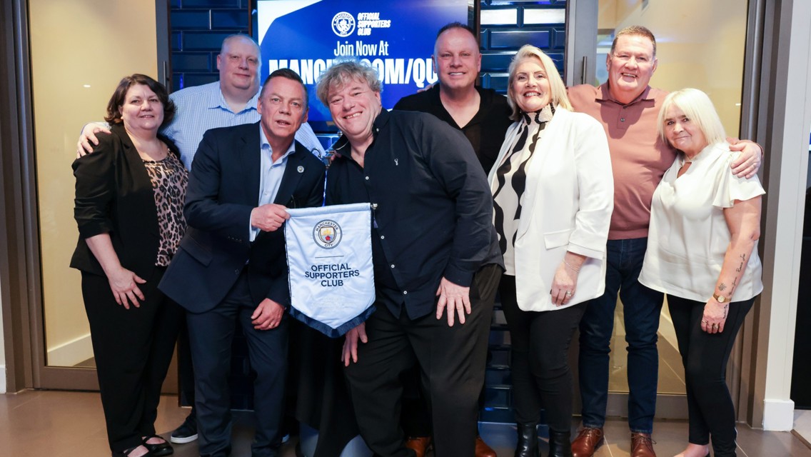 Official Supporters Clubs celebrate 25th anniversary at the Etihad 