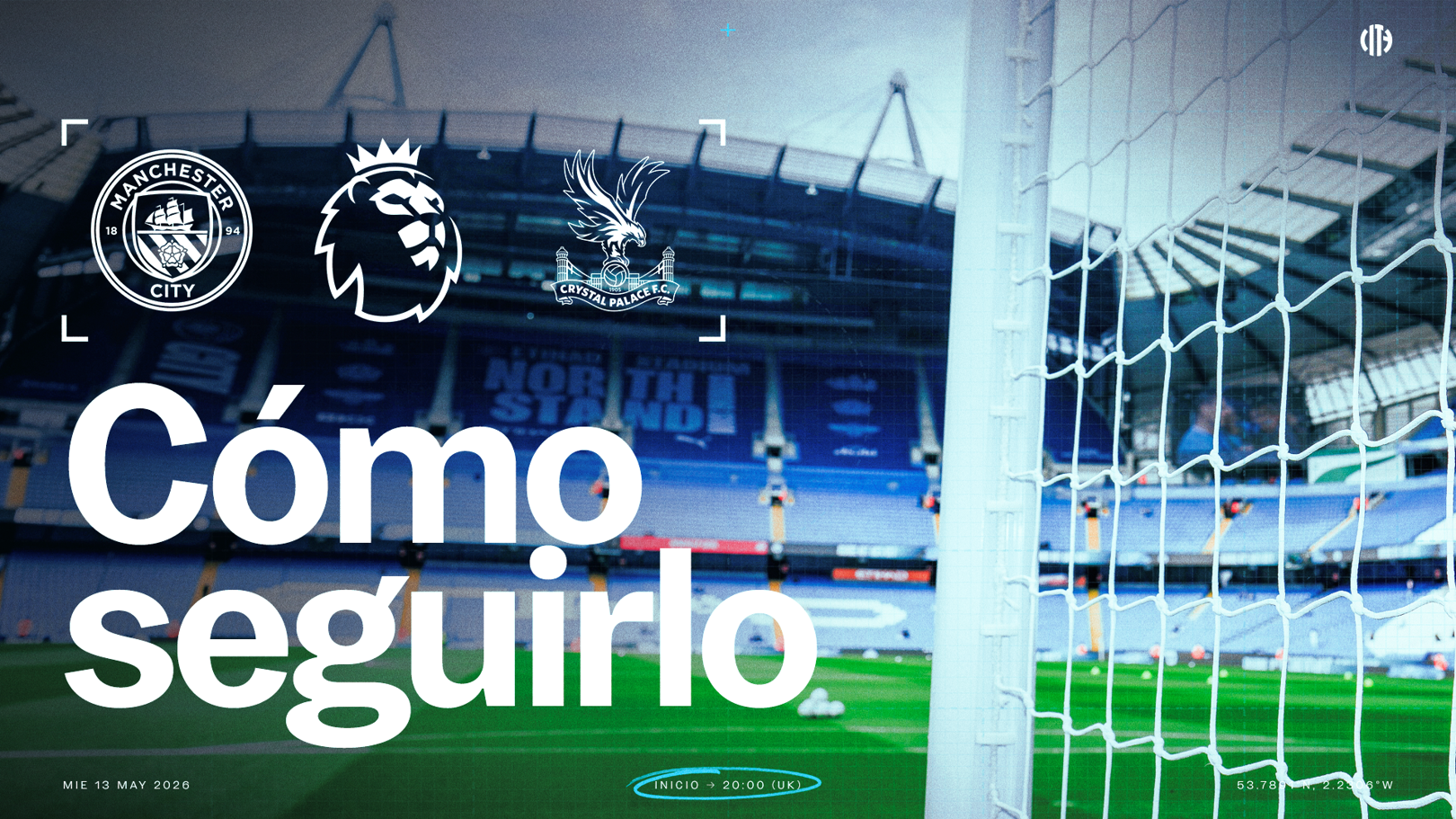 City v Crystal Palace: horarios y TV