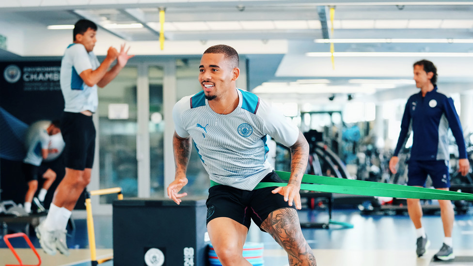 HARD YARDS : Gabriel Jesus sharpens up