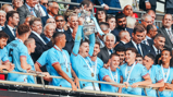SUPER JACK: Lifts the trophy.