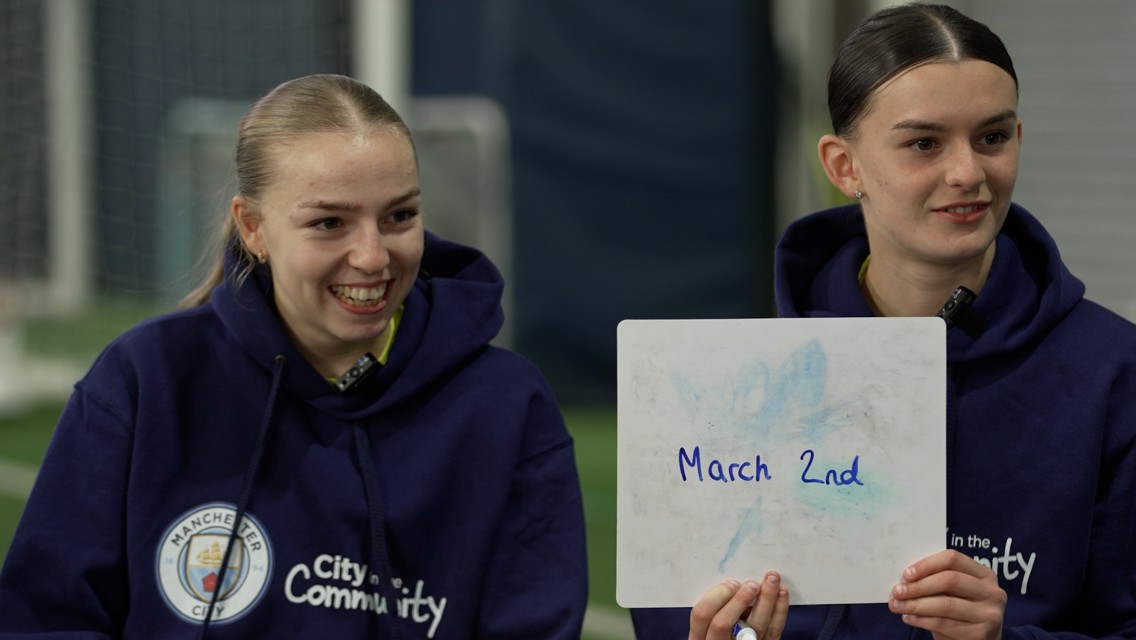 Manchester City Women compete in International Women’s Day Quiz