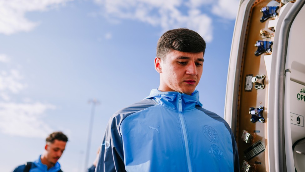 INTO THE BLUE : Abdukodir Khusanov fresh from signing his new contract