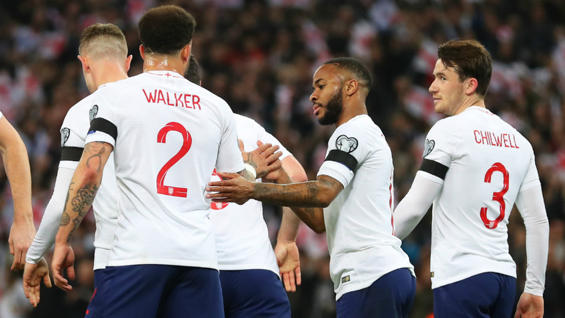 LION HEARTS: Walker and Sterling celebrate