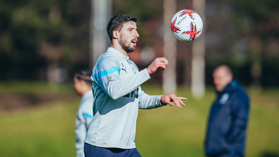 EYES ON THE PRIZE : Ruben Dias back at the CFA