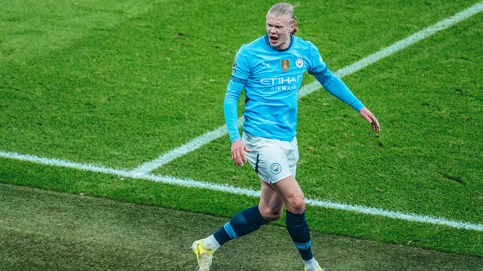 Haaland se convierte en el tercer máximo goleador en el Etihad en la Premier League